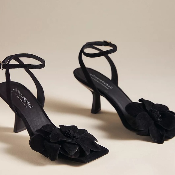 ANTHROPOLOGIE Jeffrey Campbell Essence Kitten Heels - Picture 1 of 9